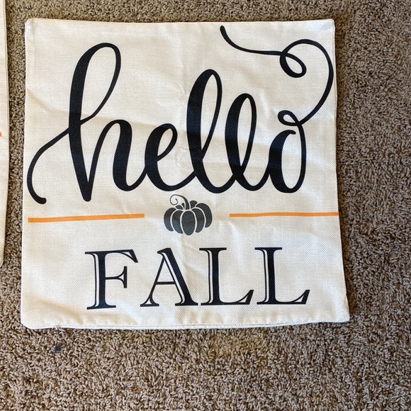 Hello Fall Pillow Covers - Picture 3 of 4